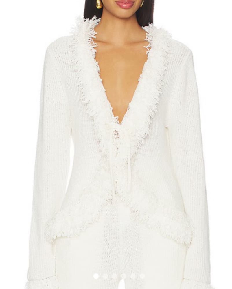 Cozy Chic Fringed Knit Set - Image 1