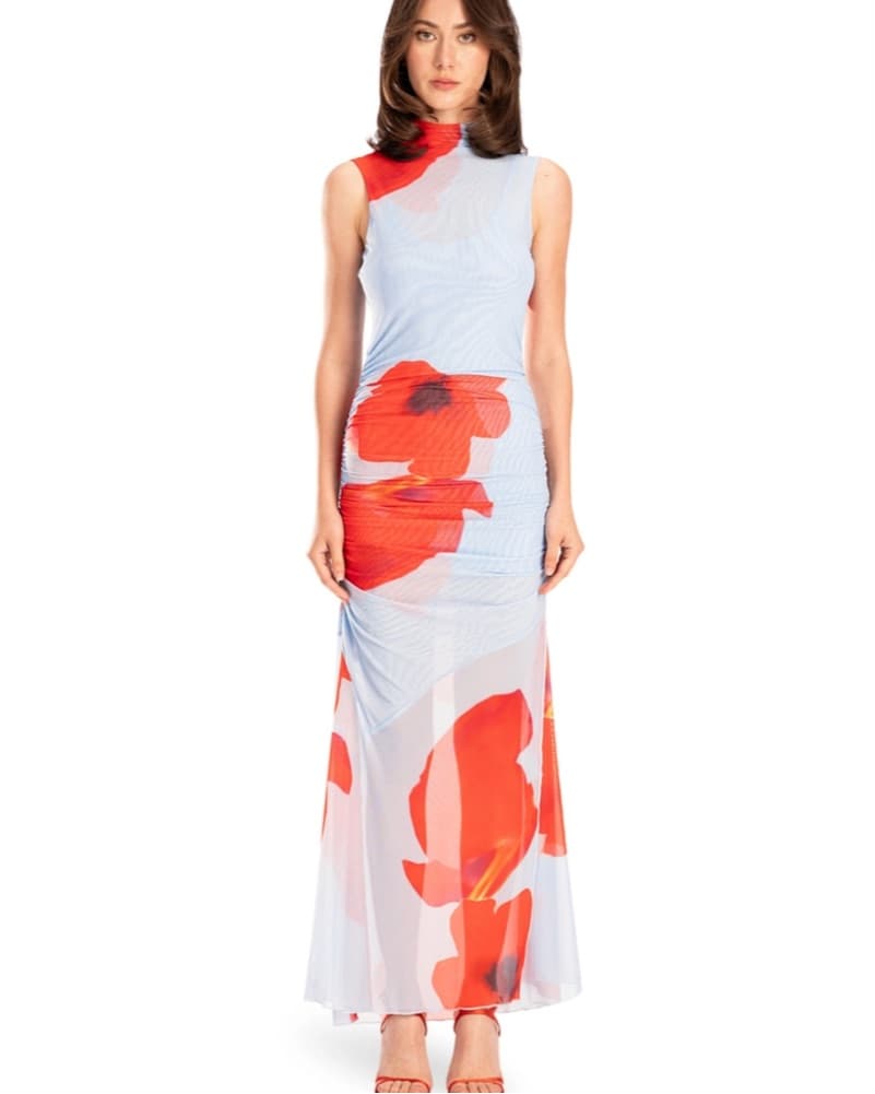 Saemdi Ellis Mesh Blue Dress - Image 2