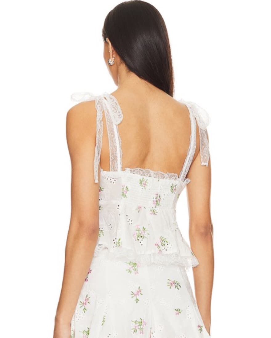 For Love & Lemons Eyelet Top - Image 2