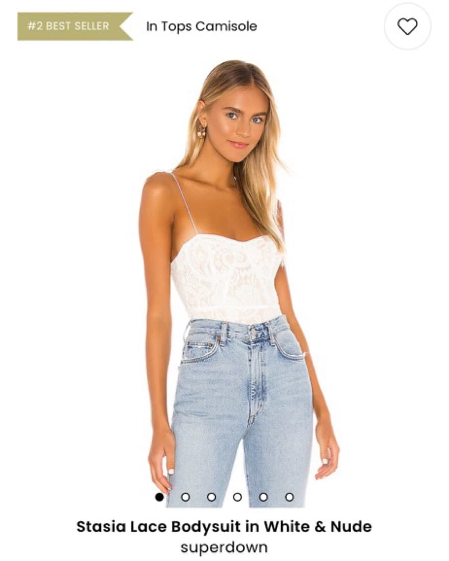 Elegant Lace Bodysuit in Pristine White - Image 1