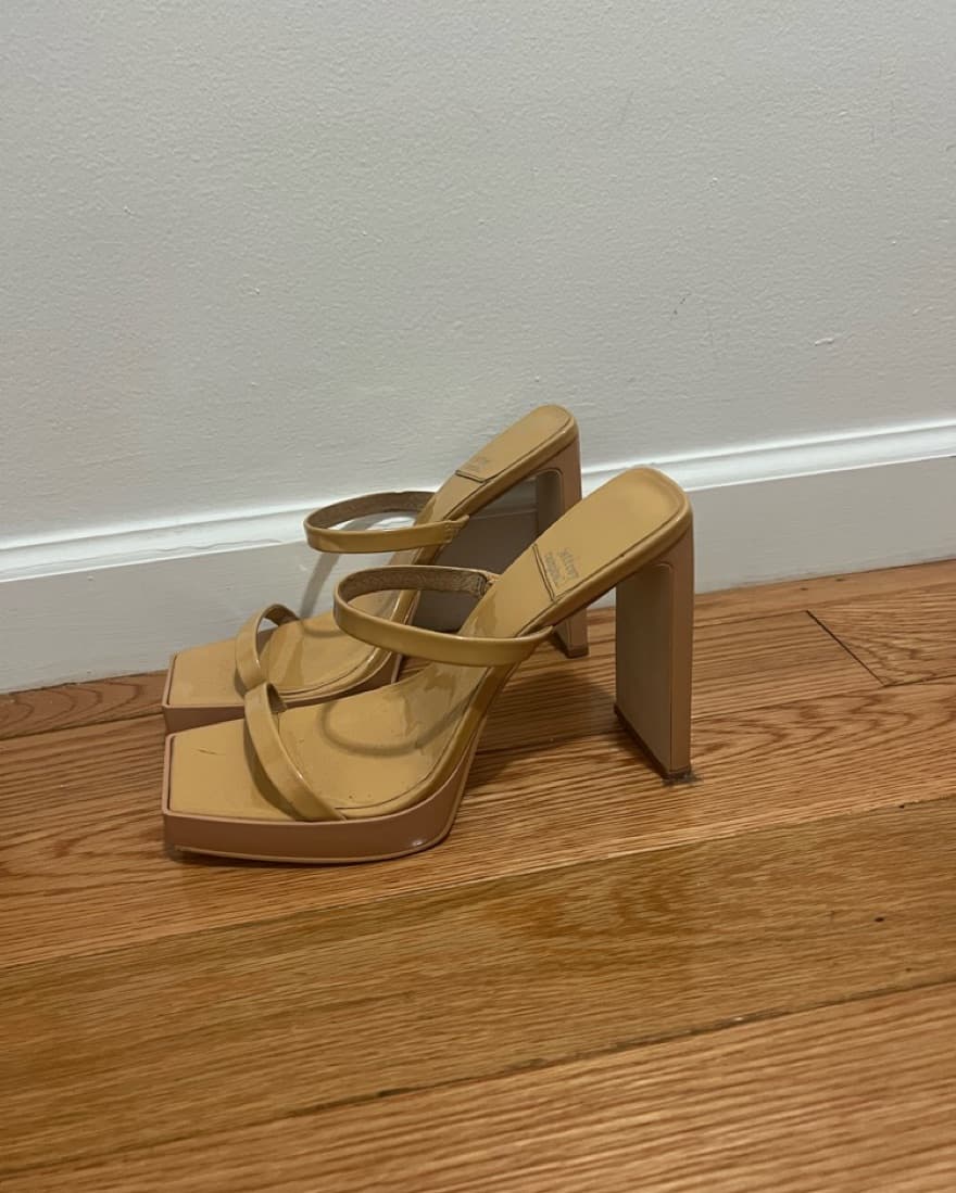 Square Toe Jeffrey Campbell Pumps - Image 3
