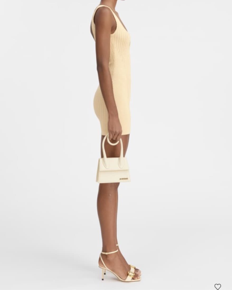 Jacquemus Cream/Yellow Mini Dress - Image 2