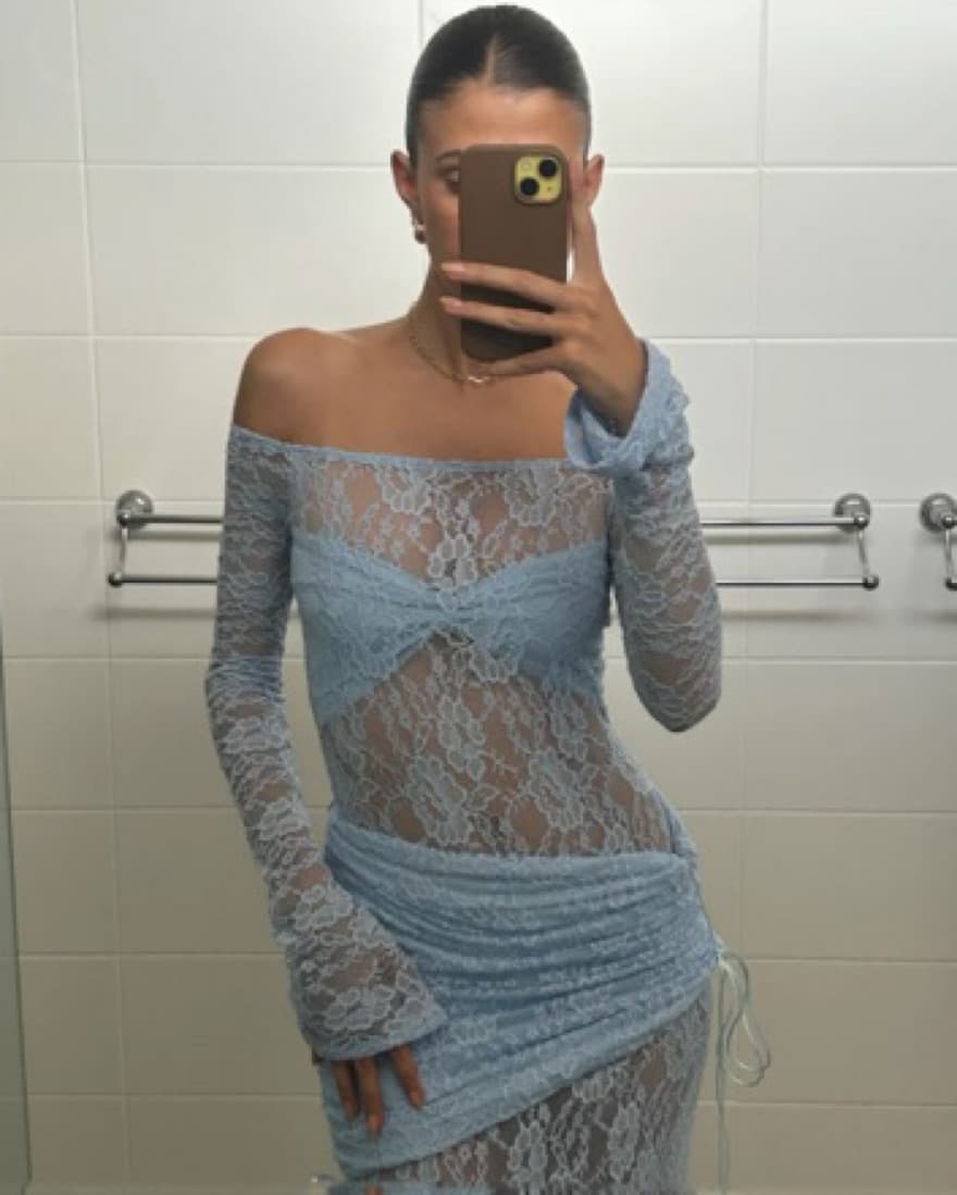 custom lace maxi - Image 1