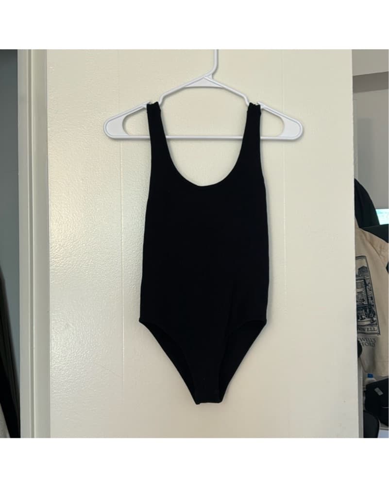 Sleek Black Bodysuit - Image 3