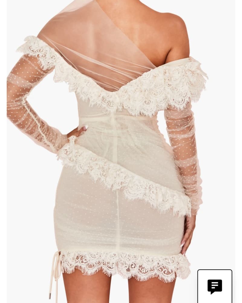 House Of CB Sorrel Tulle Mini Dress - Image 4