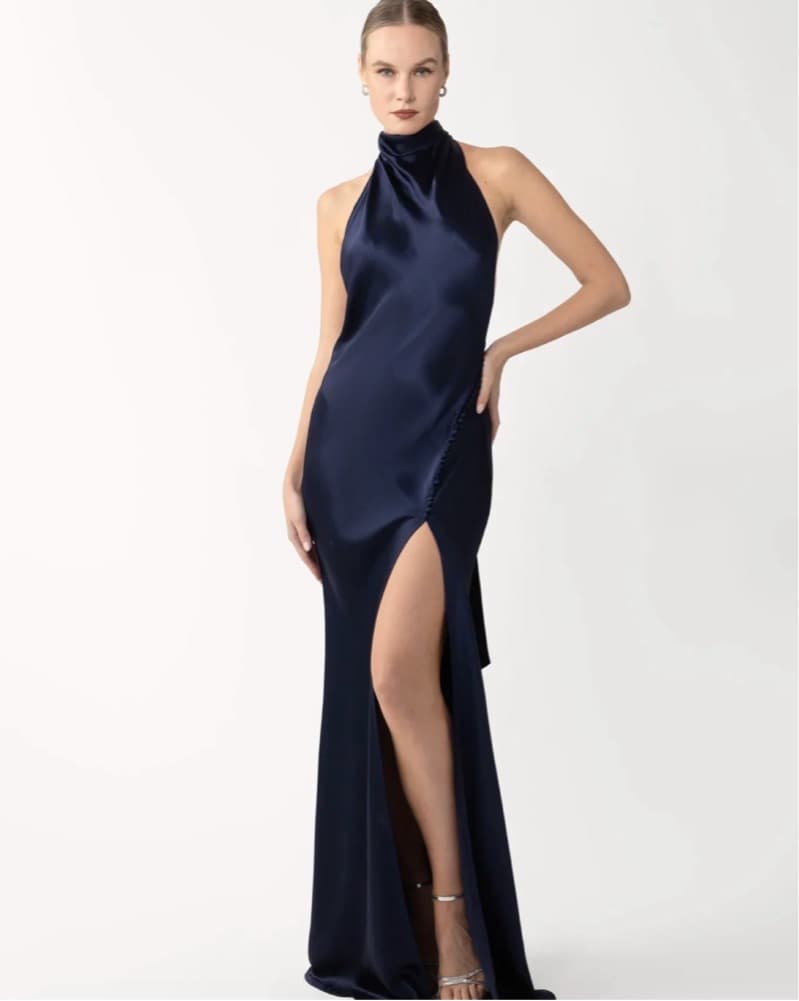 Sau Lee Penelope Backless Satin Gown - Image 4