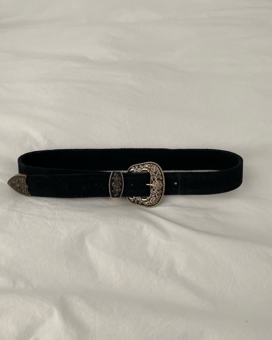Free People Black Rock Western Belt - Image 3