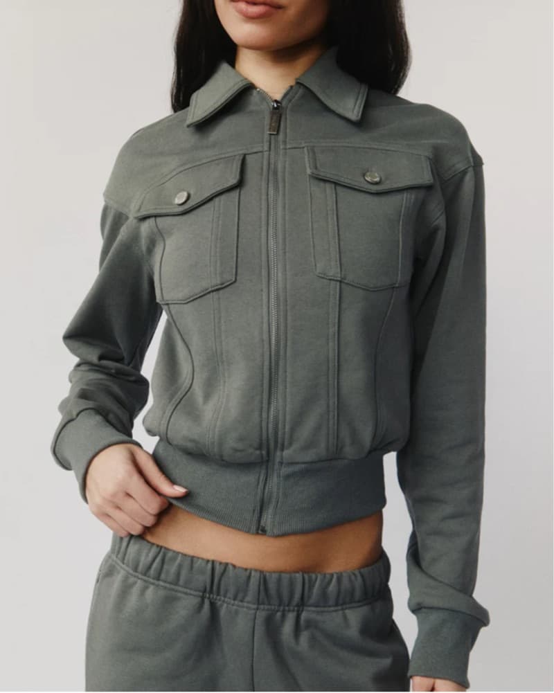 With Jean Lexa Zip Through - Image 3