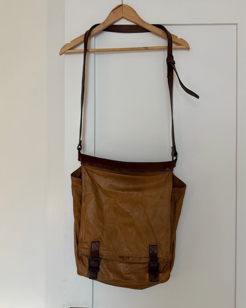 Vintage Dries Van Noten Leather Bag - Image 1