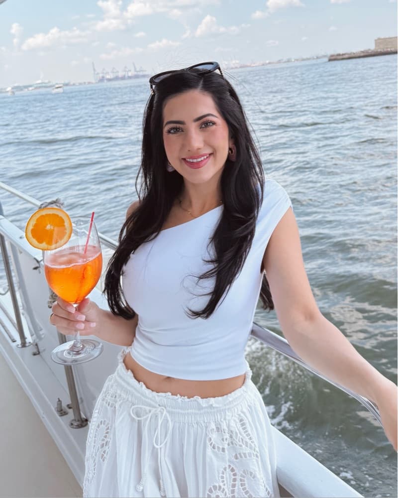 White Twisted Shoulder Top - Image 1