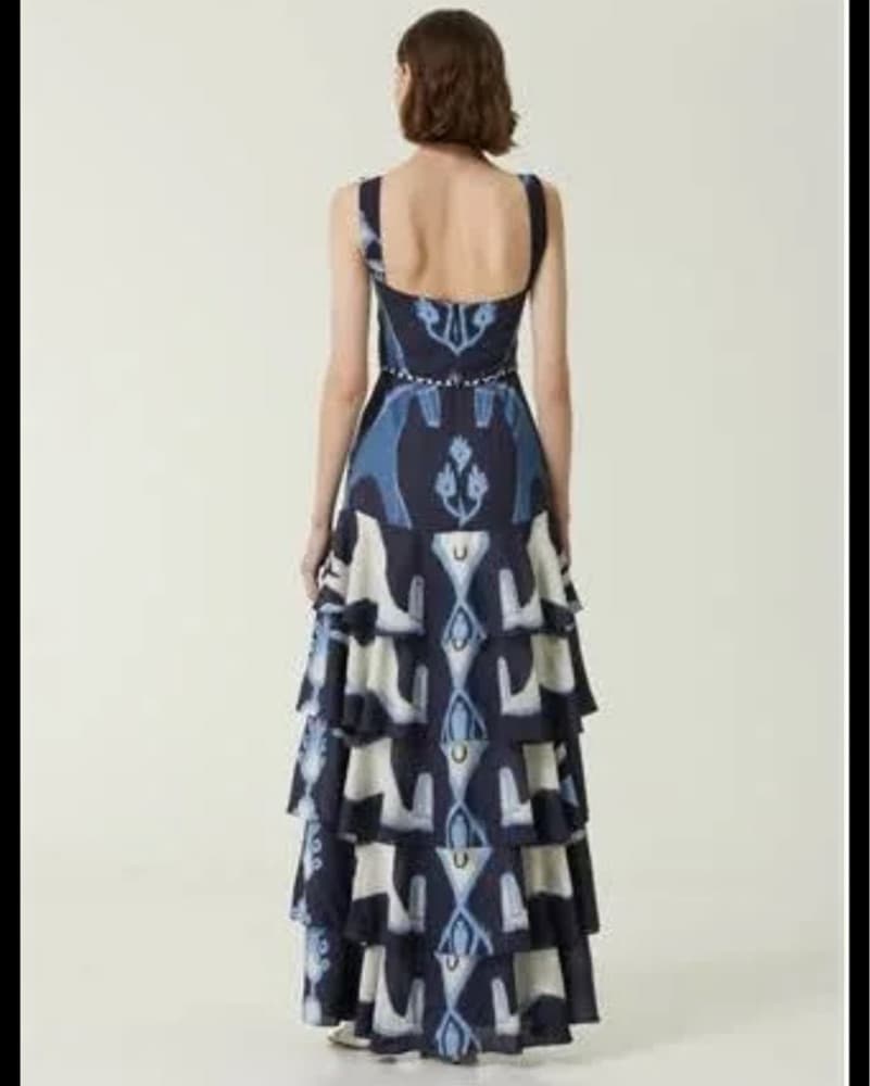 Johanna Ortiz Pampas Tiered Dress - Image 5
