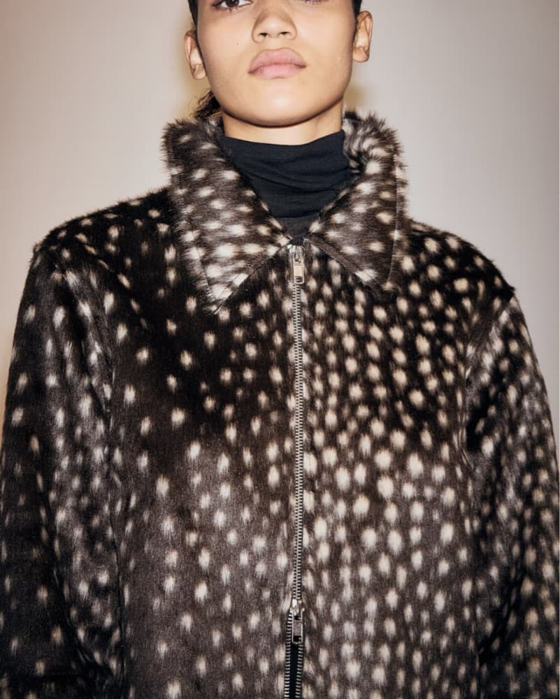 VIRAL H&M Fuzzy “bambi” Jacket - Image 4