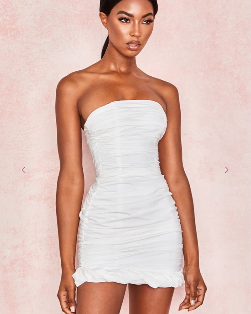 House Of CB White ‘Rema’ Dress - Image 5