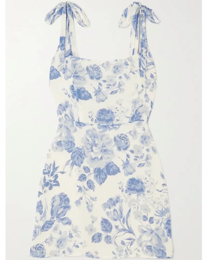 Reformation Annabelle Mini Dress - Image 4