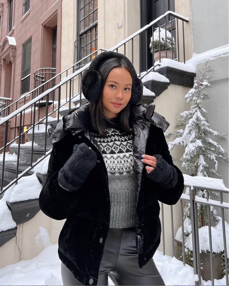 Grey Fairisle Sweater - Image 1