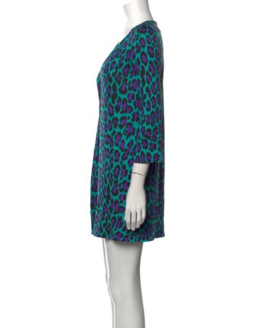 DVF mini Cheetah Dress  - Image 1