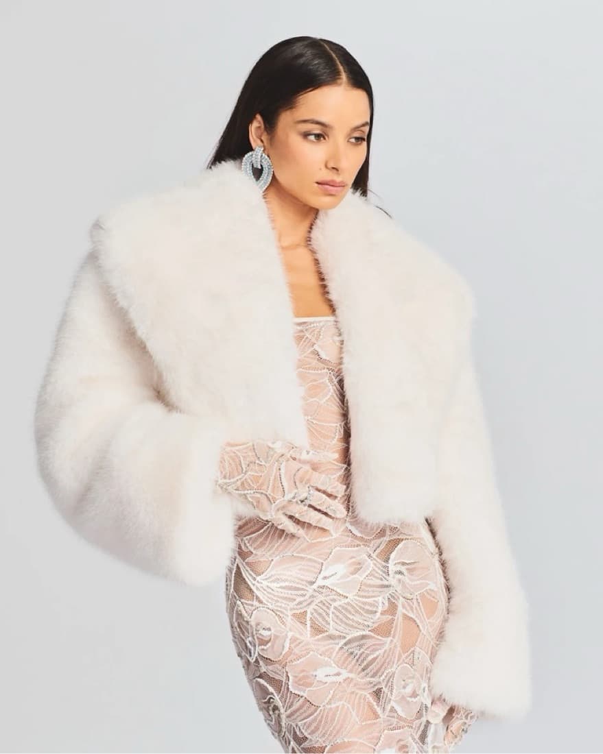 Cadence Faux Fur Coat - Image 2