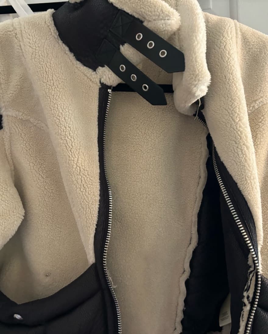 BLANK NYC FUR/LEATHER JACKET - Image 2