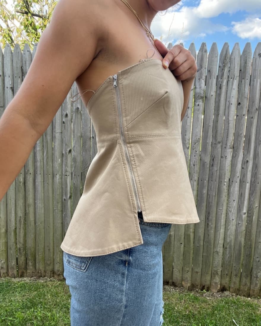 Zara Viral Tan Top  - Image 4