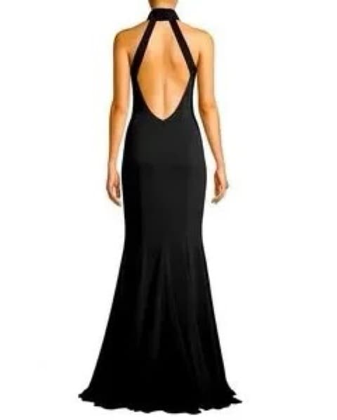 Jay Godfrey Cameo Halter Neck Gown - Image 2
