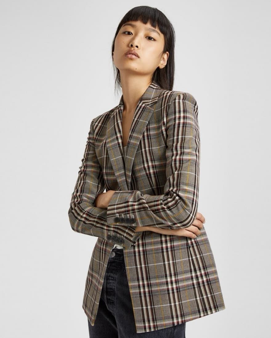 Theory Women’s Power Jacket Sz 4 - Image 1