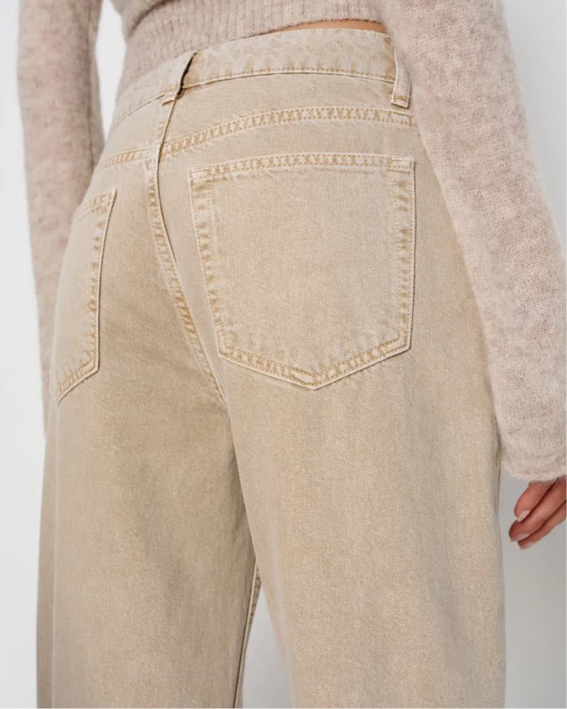 Reformation Tan Charlee Jeans  - Image 4