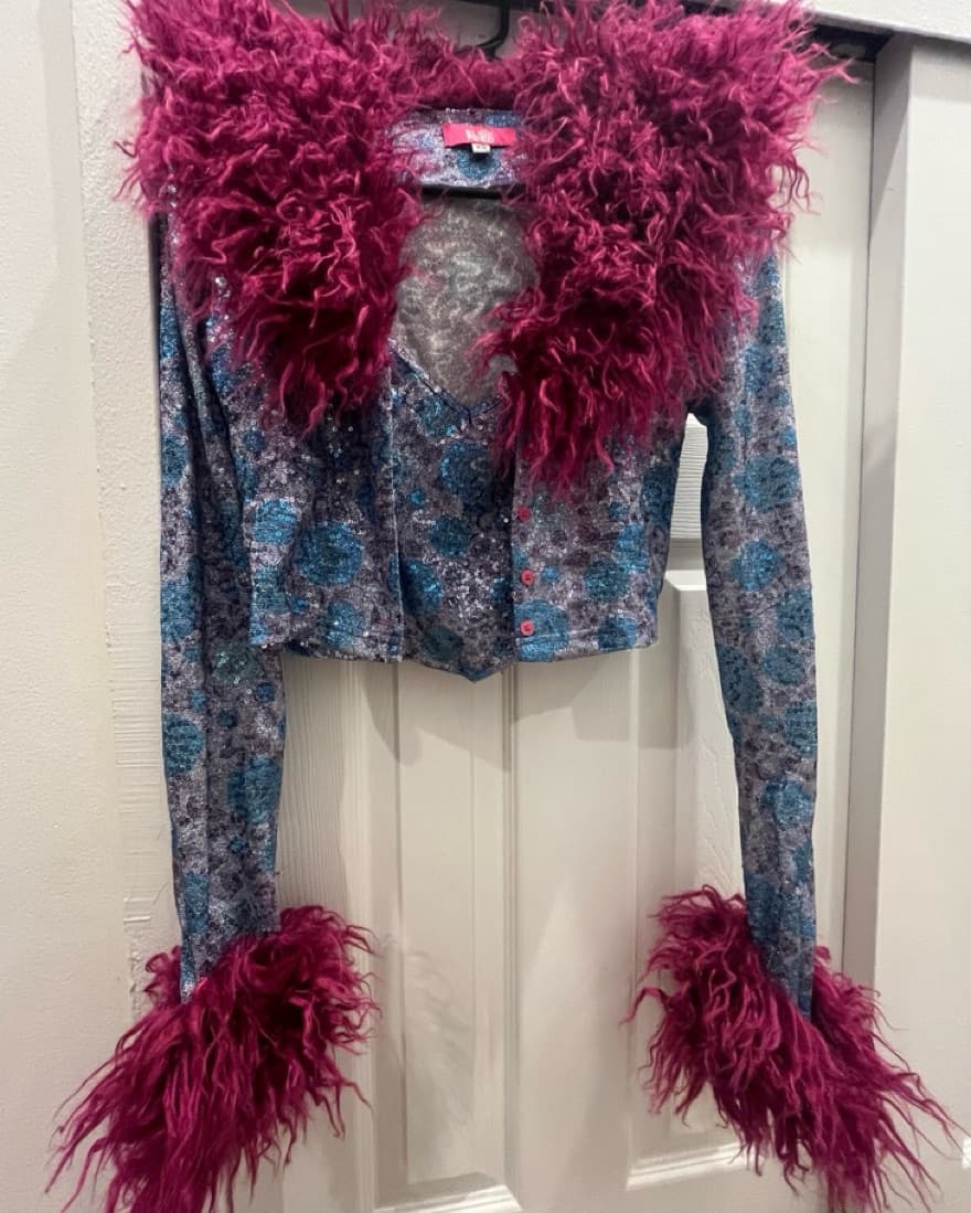 Elsie And Fred Crop Tank Cardigan Set - Image 1
