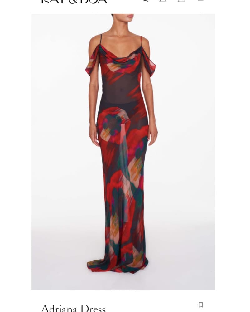Vibrant Adriana Maxi Dress - Image 2