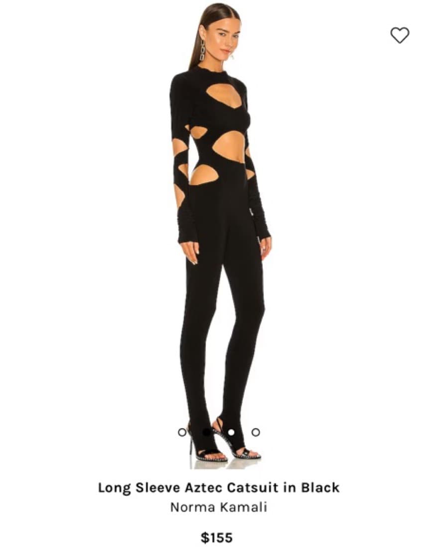 Norma Kamali Long Sleeve Aztec Catsuit - Image 2