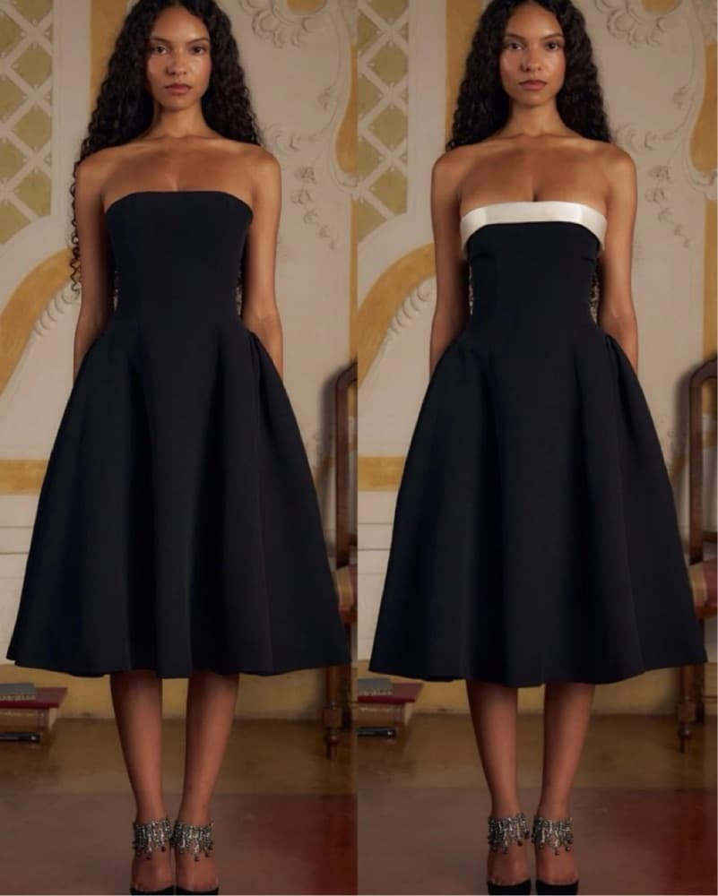 Mirror Palais Strapless Opera Lady Dress - Image 1