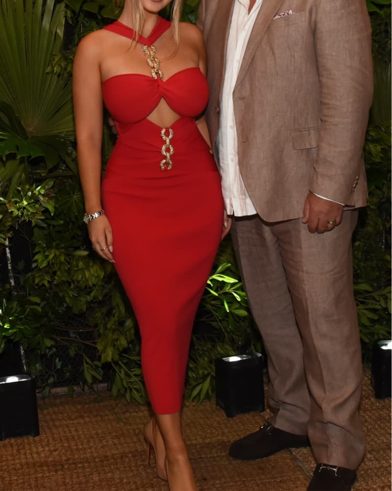 Cult Gaia Red Dress - Image 2