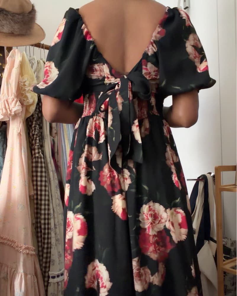 Stunning Floral Wrap Dress - Image 4