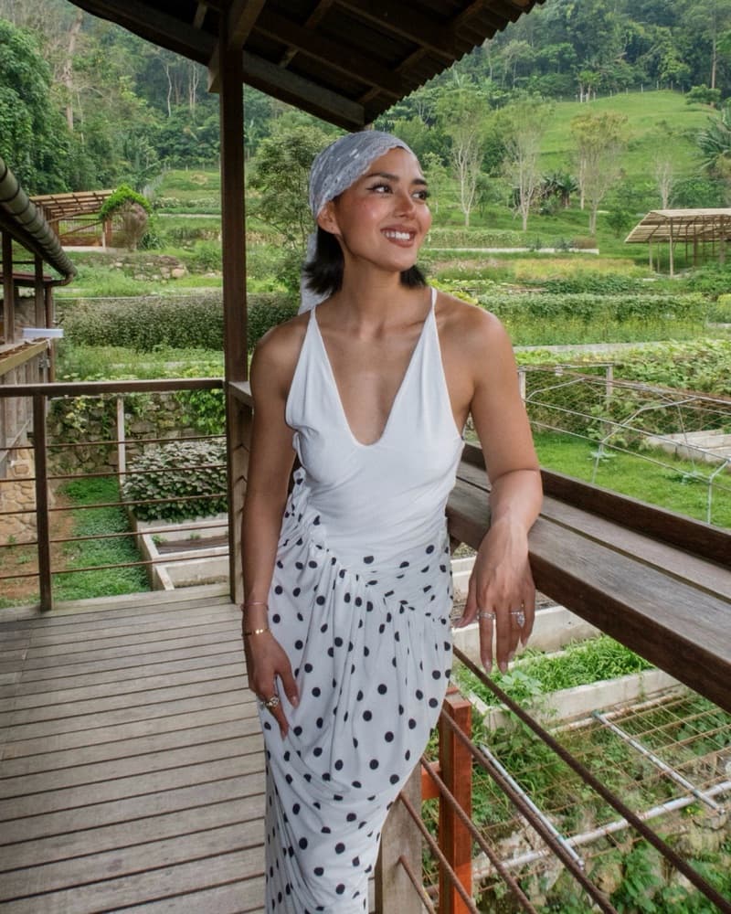ASOS Polka Dot Slip Dress: Summer/Bride - Image 1