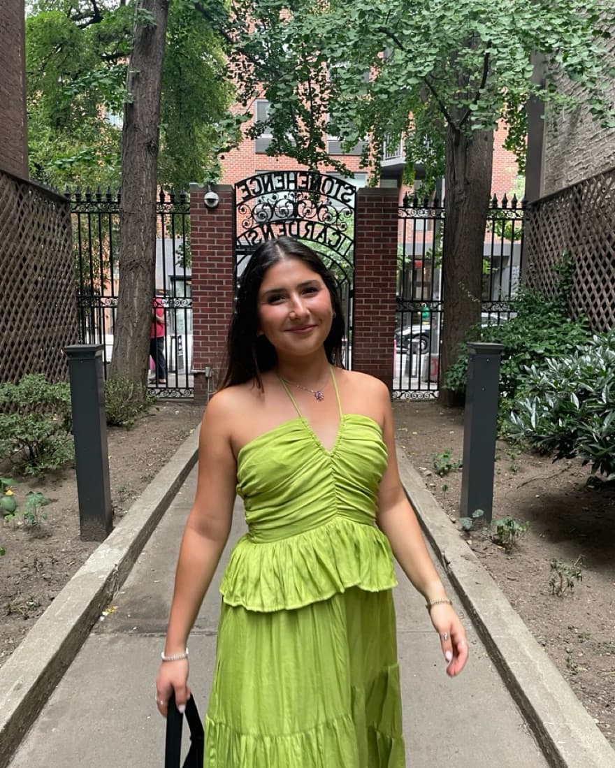 Green Halter Dress  - Image 3