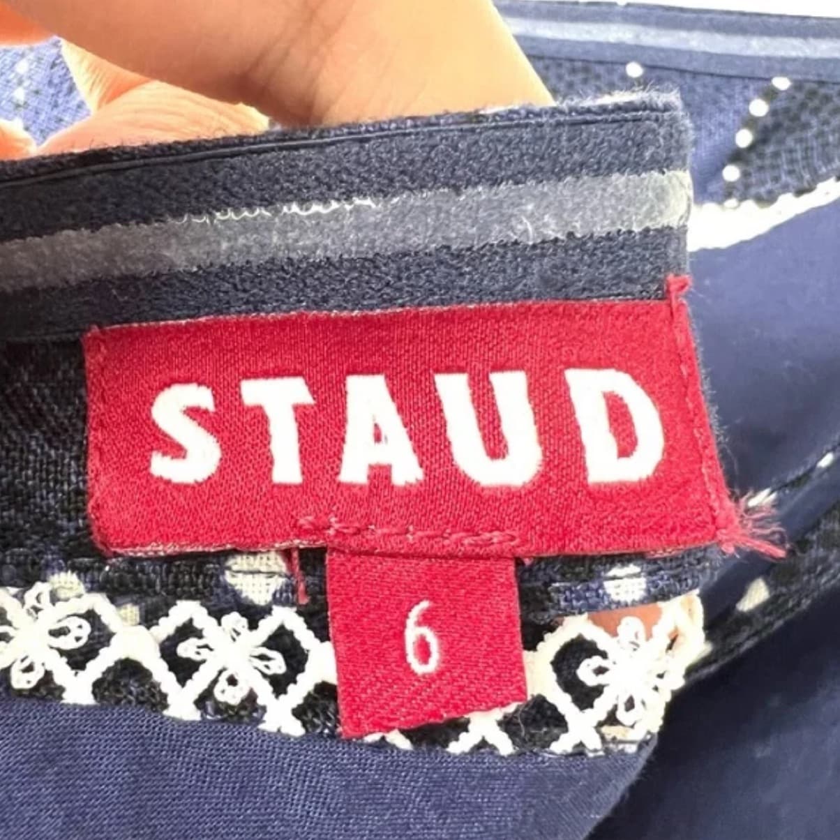 Staud Linen Mini Dress - Image 5