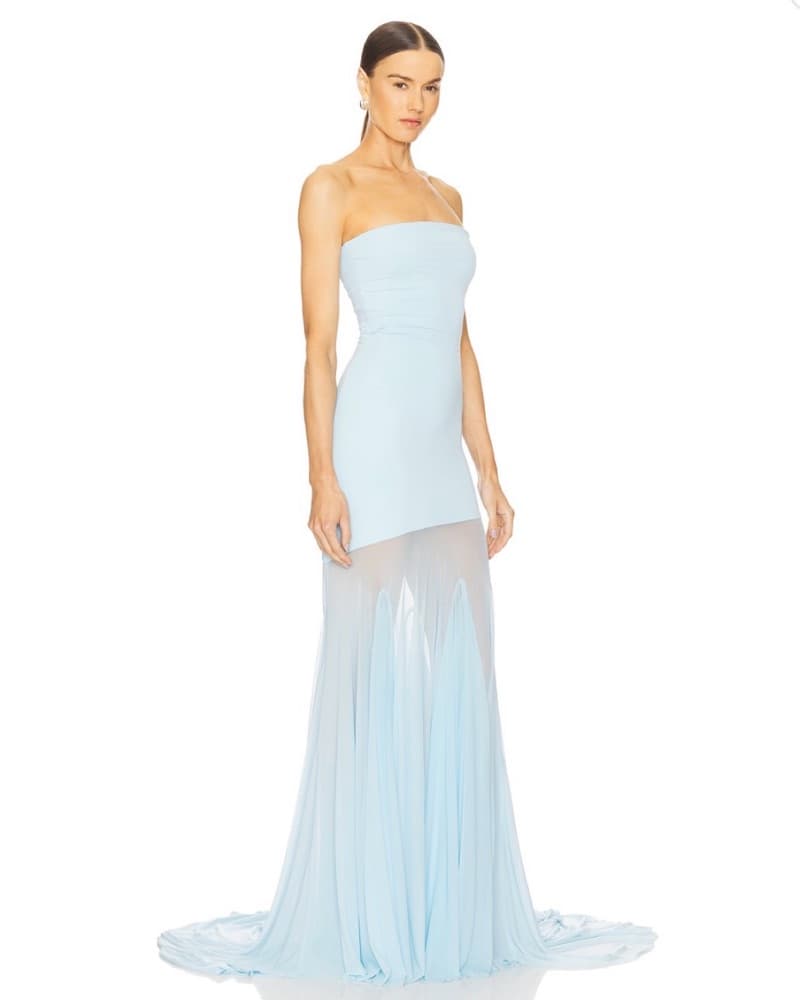 Deme By Gabriella Blue Gown  - Image 2