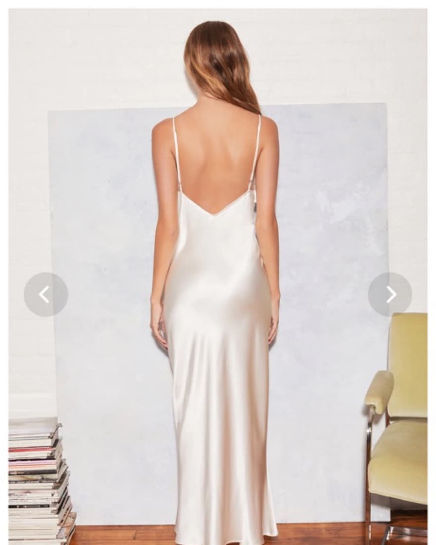 fleur du mal Bow Slip Dress - Image 2