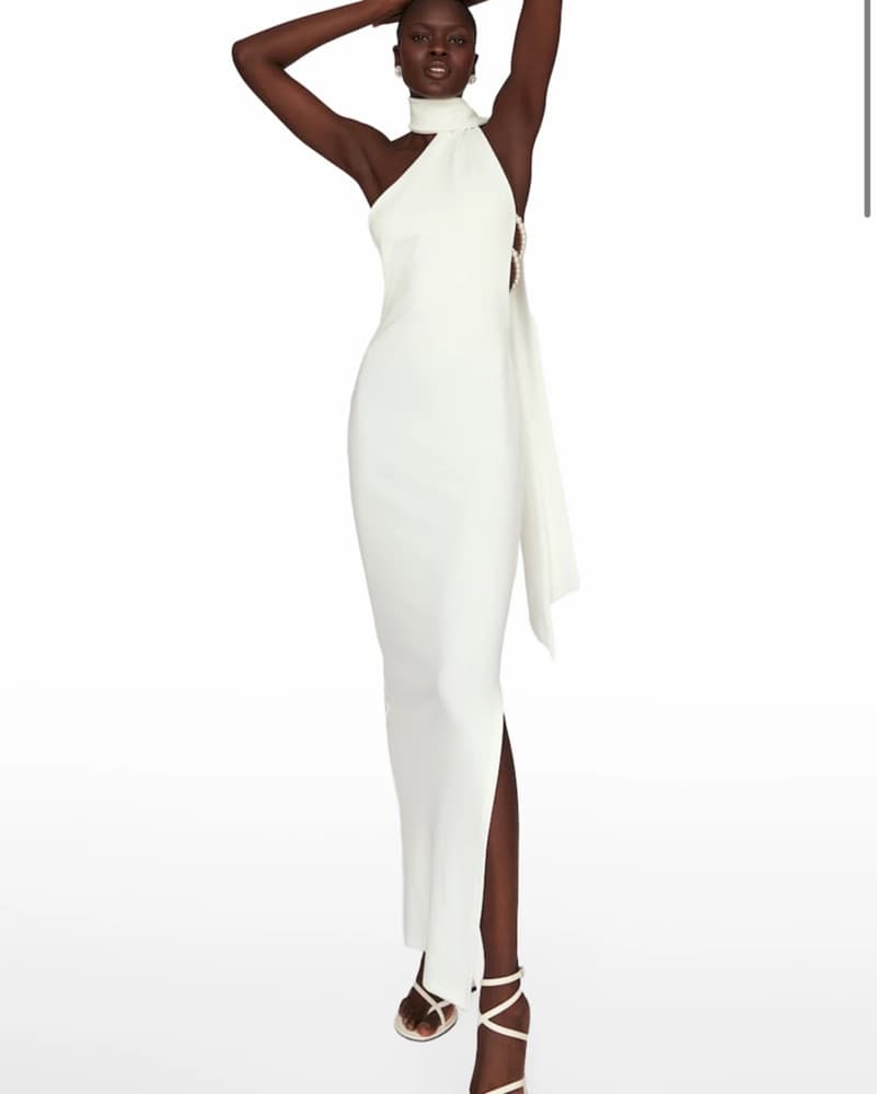 Pearl Back Dress - Image 3
