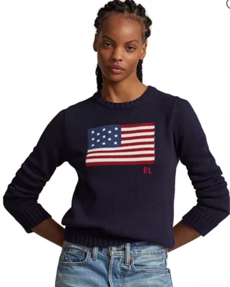 Ralph Lauren American Flag Sweater - Image 2
