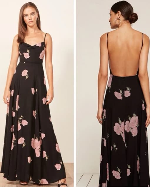 Reformation Thistle Floral Maxi Dress - Image 1