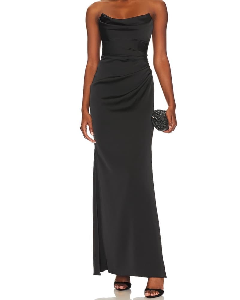 Black Katie May Taylor Gown  - Image 1
