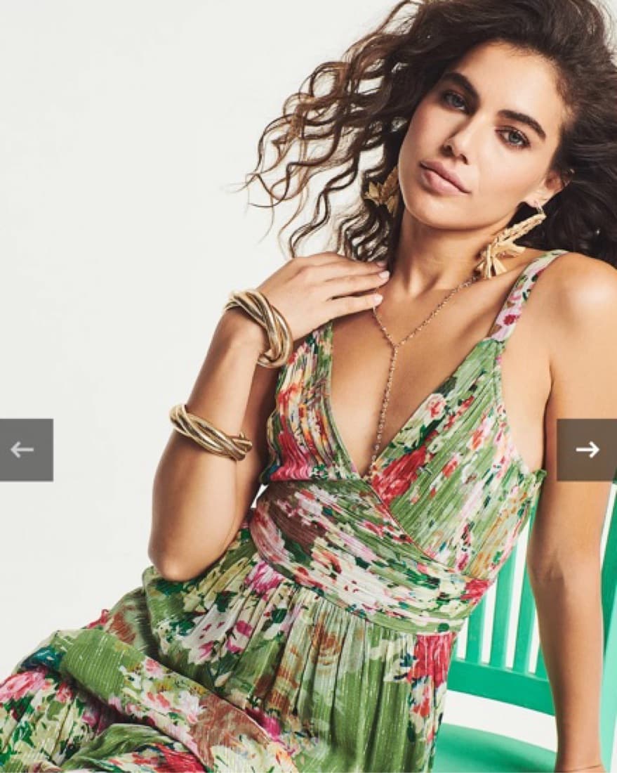 Zaria Plunged Long Dress  - Image 3