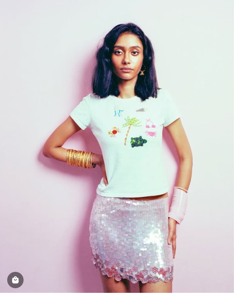 Pink Mini Skirt - Image 1