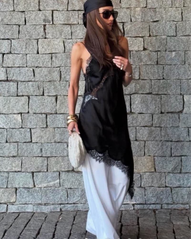 black zara dress - Image 4