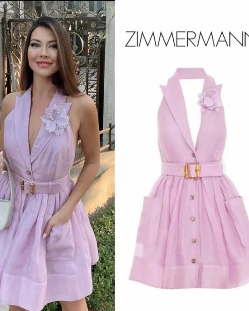 Zimmerman High Tide Tuxedo Mini Dress - Image 1