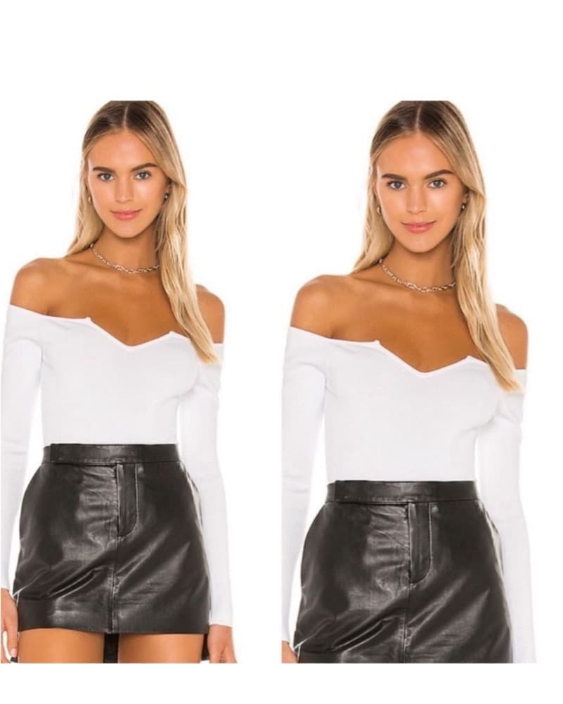Superdown White Bodysuit - Image 1