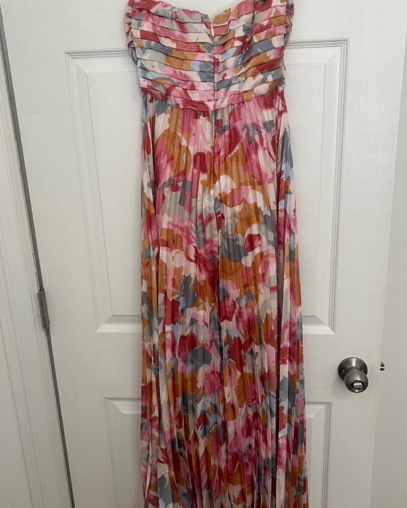 Muticolor Strapless Dress - Image 2