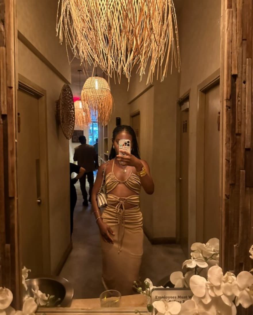 Brown House Of CB dress - Image 1
