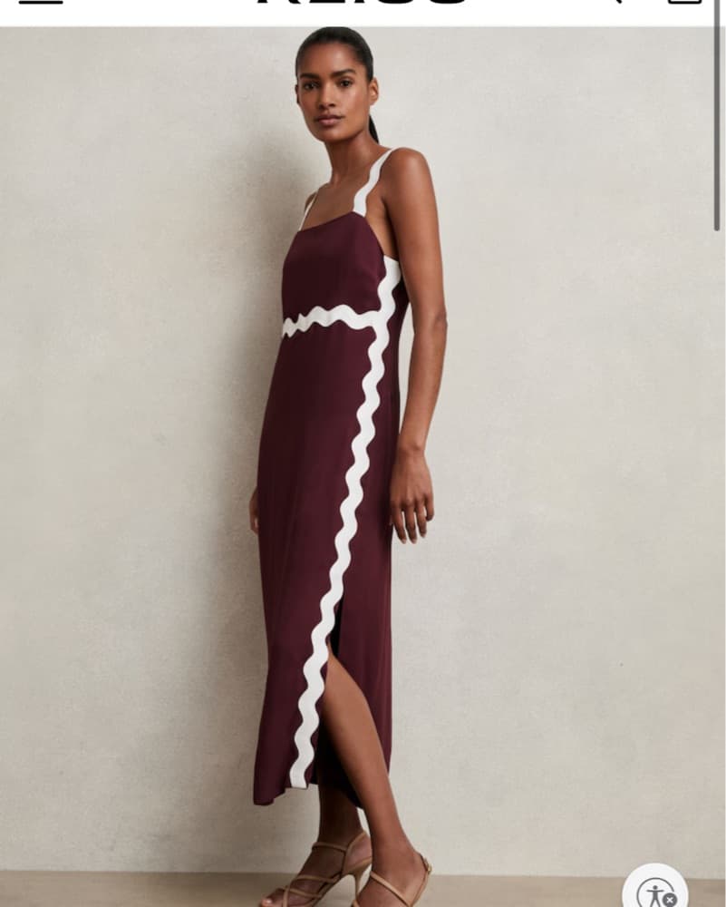 Wave Crepe dress - Image 1