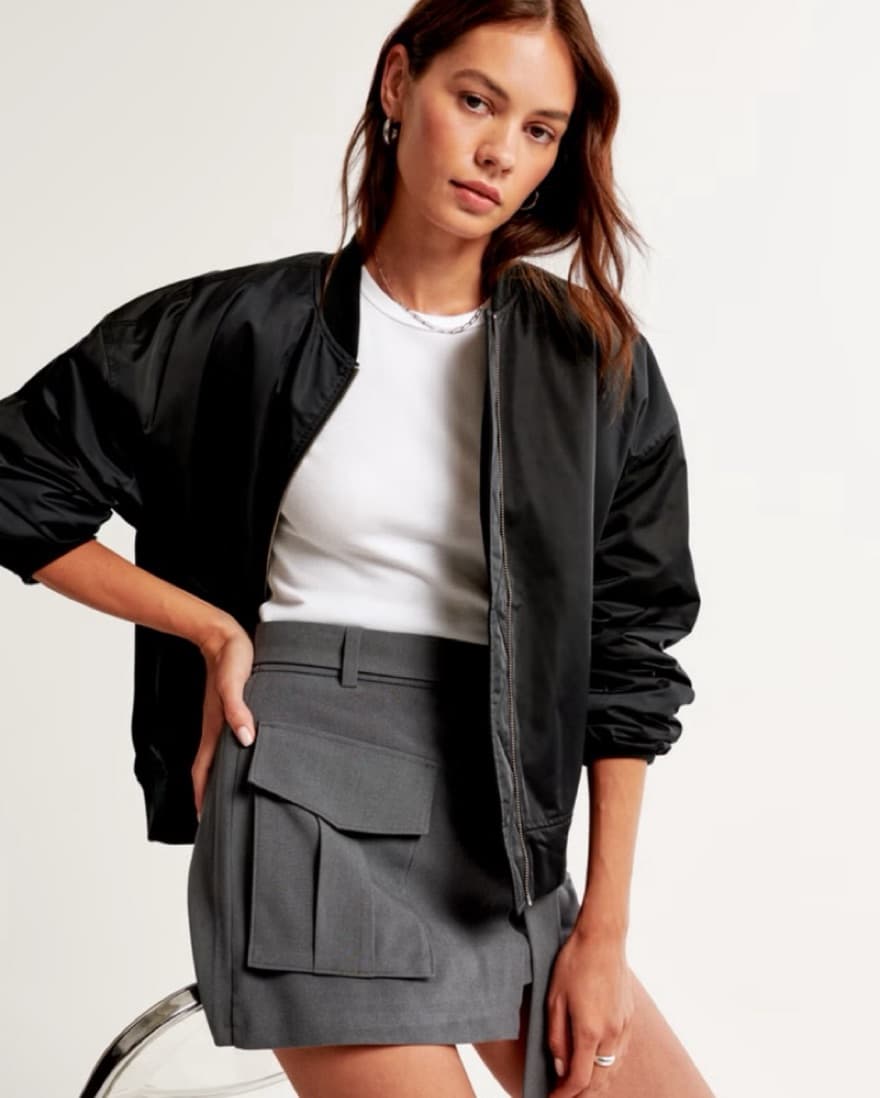 Wrap-Front Utility Mini Skort - Image 3